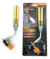 Butane Gas Torch Welding BBQ flame Lighter Double Tube Burner with gas can.