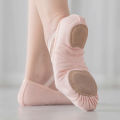 Canvas Ballet Slipper Split-Sole Shoes Fitness Gymnastics Flats Pink_32. 