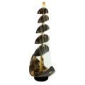 Handcrafted Coconut Shell Made Showpiece 5 PaL-1 Piece.