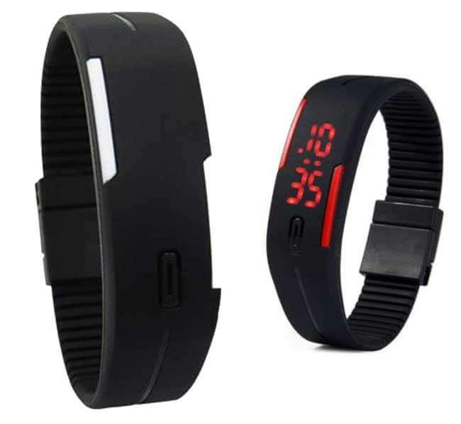 Silicon LED Sports Watch