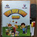 Wipe Activity Book for kids learning, Reading and writting both in a book, All subject- 44 Page.
