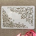 Stencil for Wall & Fashion Painting Template 10 by 8 inch..