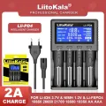 Liitokala Lii-PD4 Lii-500 Lii-402 Lii-S2 3.7V 18650 18350 18500 16340 21700 20700 26650 1.2V AA AAA NiMH Lithium-Battery Charger. 