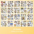 【KuaKe Mall】（NEW）Sweet Journal Lolos Daily Life Series Cute Cartoon Girl PET Waterproof Stickers Album Diary Journal Phone Decorative Scrapbooking DIY Sticker. 