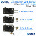 Limit Switch 3 Pin 2 pin 16A with screw and without screw. 
