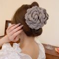 Big Flower Women's Hair Claws 2023 New In Vintage Fashion Headwear Simple Lage Size Hair Accessories for Women Gift. 