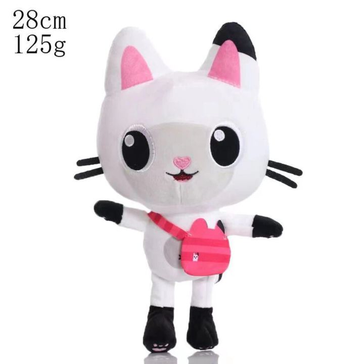 Gabby’s DollHouse Plush Toy Backpack Cat Smiling Cat Cake Cat Stuffed Animal Plushie Toy for Kid Chrismas Gift
