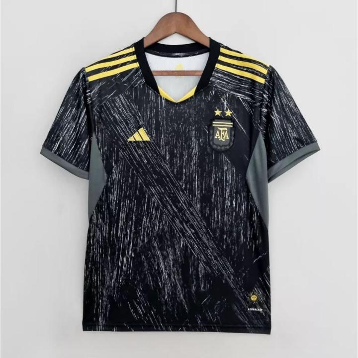 2022 Argentina Commemorative Edition Black Fans Jersey