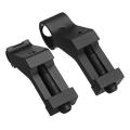 45 Degree Iron Sights Rear Front Sight Mount Set for Weaver Picatinny Rails(null).