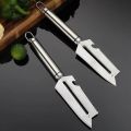 Multifunctional Stainless Steel Peeler Manual Household Vegetable Paring Knife Cutter Slicer with Wooden Handle Kitchen Gadgets. 
