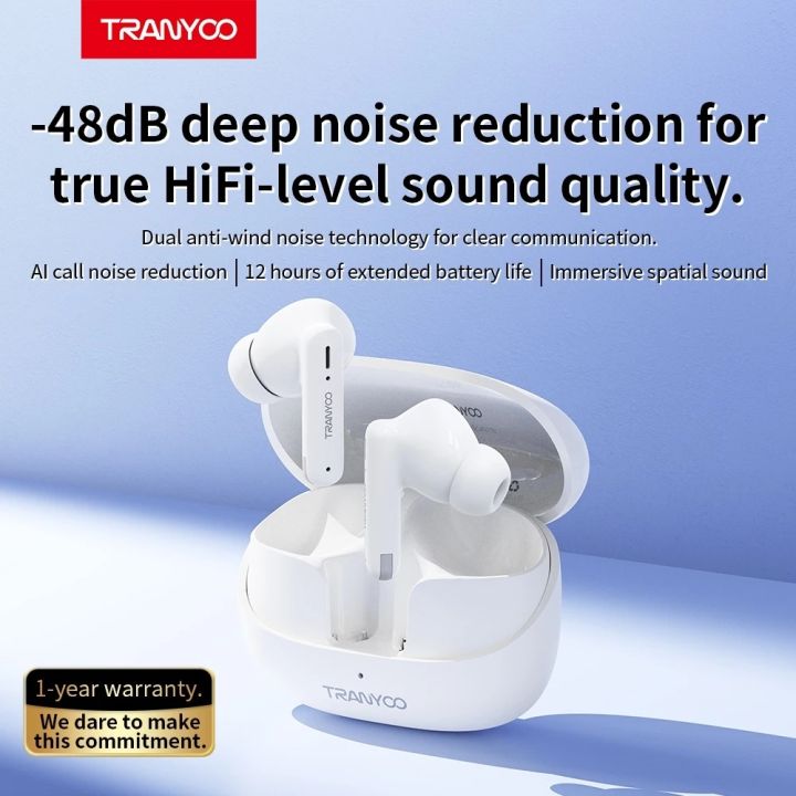 Tranyoo%20M26%20Wireless%20Earbuds%2048dB%20Dual%20Mic%20AI%20Noise%20Reduction%20BT%205.3%20High%20Quality%20Spatial%20Stereo%20Sound%20Touch%20Control%2012H%20Buds%20Backup%20Up%20to%2050%20Hours%20Total%20Playback%20Wireless%20Bluetooth%20Earphones%20-%20Image%203