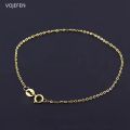 VOJEFEN Golden Bracelets For Women's Luxury Hand Jewelry Brand 18K Of Real Gold New In Mother kids Girls Chain Bracelet Fashion. 
