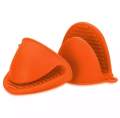 2PC Grip Oven Pot Holder Baking BBQ Cook Tools Mini Kitchen Non-slip Heat Resistant Oven Mitts Silicone Glove.