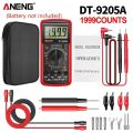 ANENG DT9205A Digital Multimeter AC/DC Transistor Electrical NCV Tester Meter Profesional Analog Auto Range Multimetro Tools. 