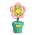 Portable USB Fan Charging Fan Portable Handheld Fan ABS Cute Style for Birthday Gifts Purple.