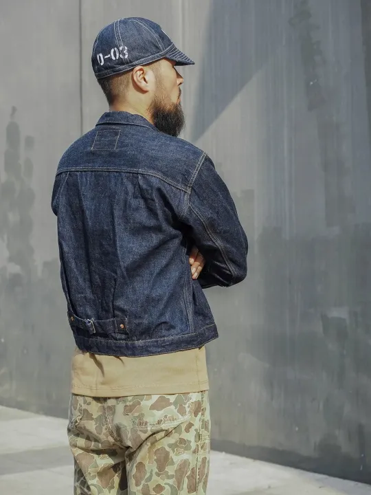 Bronson%2044806XX%20Type%201%20Denim%20Jacket%20WWII%20Model%20S506XX%20Men's%20Jean%20Jacket%20Selvedge%20-%20Image%202