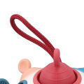 Sensory Pull String Teether Baby Sensory Toy Silicone Rich Color Rotating Skill Development Soft for Toddlers for Home. 