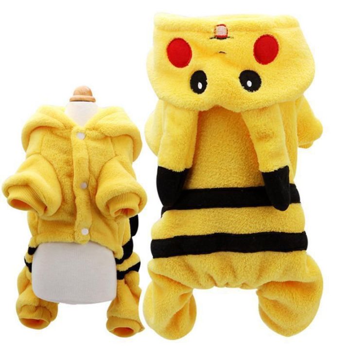 Pokemon%20Go%20Pet%20Dog%20Cat%20Clothes%20Costume%20Pikachu%20Squirtle%20Hooded%20Outfit%20Halloween%20-%20Image%204