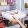 Egg Storage 34 Grids Egg Storage Box Large Capacity Kitchen Refrigerator Egg Case Organizer Holder Box Plastic Egg Dispenser Container Case.