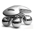 Slimming Massager 4D Face-lift Body Roller Massager with 4 Metal Wheels Massage Instrument Beauty Tool.