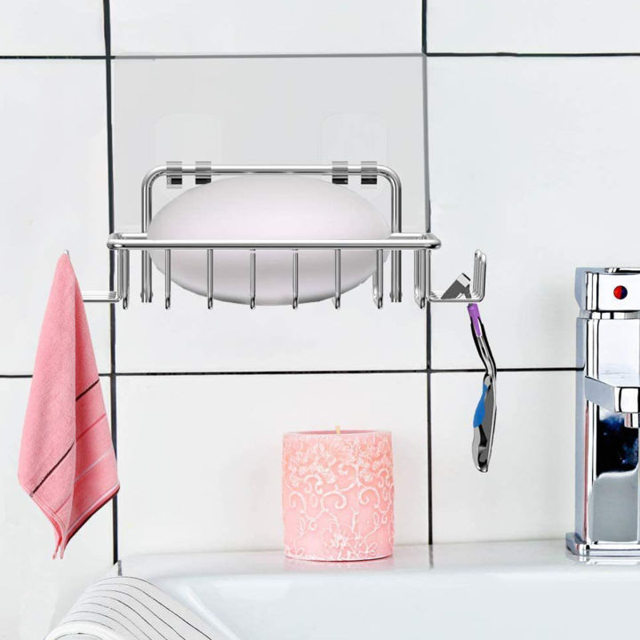 Anti-slip%20Soap%20Holder%20Stainless%20Steel%20Wall-mounted%20Soap%20Holder%20with%20Hooks%20Anti-slip%20Stable%20Punch-free%20Perfect%20for%20Bathroom%20Organization%20Southeast%20Asian%20Buyers'%20Favorite%20Stainless%20Steel%20Soap%20Holder%20-%20Image%207