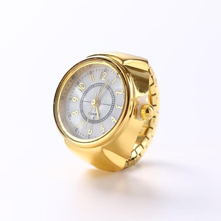 Digital%20Quartz%20Finger%20Watch%20Ring/Punk%20Style%20Alloy%20Pointer%20Elastic%20Rings%20-%20Image%202
