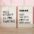 Aesthetic Kitchen Cute Cooking Wall Art Picture Minimalist Heart Black Quote Poster Print Nordic Canvas Painting Room Home Decor. 