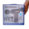 portable mini massager deep tissue Therapy Rechargeable Mini Gun Massager Body massage, Electric Vibration Body muscle massager Fascial Gun & Recovery device for male and female. 