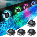 4pack Solar Pool Deck Lights Pool Side Floor Lights,Outdoor Above Ground and Inground Swimming Pools Accessories. 