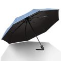 Creative simple business automatic sunny umbrella dual-use folding male and female students sunscreen and UV protection umbrella.