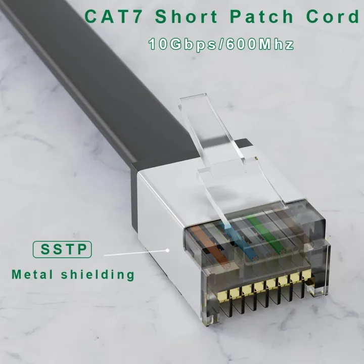 Patchtek%20CAT7%20Flat%20Ethernet%20Cable%20RJ45%20Short%20Boot%20SSTP%2010Gbps%20600Mhz%20Lan%20Cable%20Network%200.1-1.5m%20rj45%20CABLE%20for%20Ps5%20Iptv%20-%20Image%204