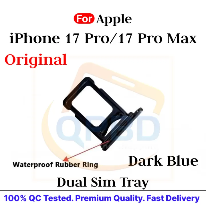 iPhone%2017/17%20Pro/17%20Pro%20Max%20Dual%20Sim%20Card%20Tray%20Holder%20Sim%20Adapto%20Replacement%20Parts%20-%20Image%208