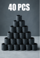 Rubber Round Chair Leg Caps 1 Inch with Felt Floor Protectors | Anti-Slip Furniture Feet Covers | Table & Chair Leg Pads | Durable Floor Protection Cups | Furniture Leveling Foot Caps Set (4/8/20/40/80/100 PCS).