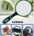 110mm Multiple Colors Handheld Plastic Magnifying Glass Reading Magnifying Glass. 