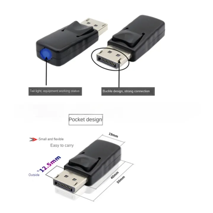 1Pcs%204K%20Displayport%20Dummy%20Plug%20DP%20Virtual%20Display%20Adapter%20Graphics%20Video%20Card%20Cheater%20EDID%20Headless%20Ghost%20Emulator%20Easy%20Install%20Easy%20to%20Use%20-%20Image%206