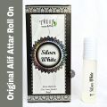 Alif Silver White Attar Long Lasting Roll On Ator Non Alcooholic Perfume - 8ml.