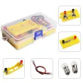 Physics Science Kit Puzzle Practical Ability DIY Physics Science Lab Basic Circuit Learning Starter Kit for Kids. 