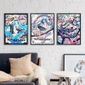 Anime H-Hatsunes M-MikU Magazine Poster No Framed Kraft Club Bar Paper Vintage Poster Wall Art Painting Bedroom Study Stickers. 