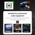 3.5mm Digital Optical Audio Cable 7.1 Lossless Player Digital Square to Round 3.5mm Optical Fiber Cable for Amplifiers Player.