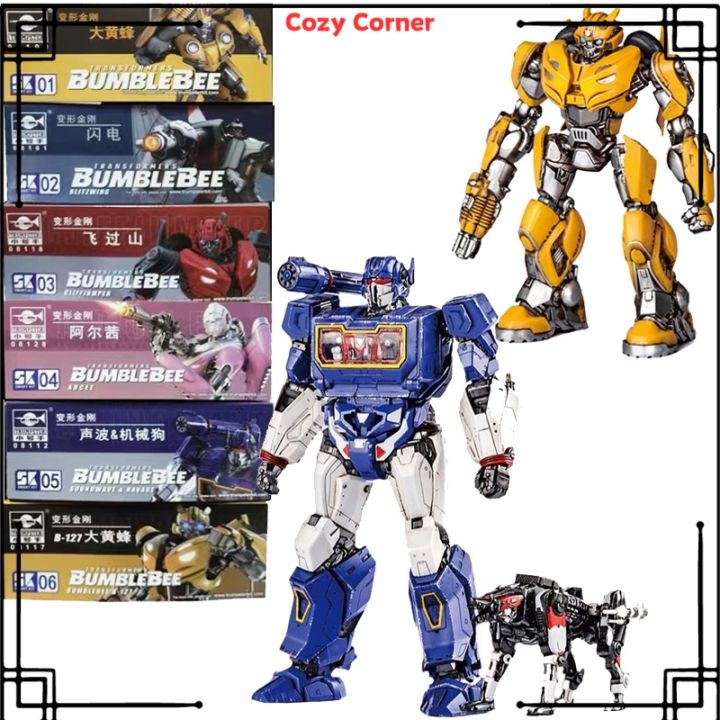 CozyTRUMPETER SOUNDWAVE BUMBLEBEE Anime Figure Model Collecile Action
