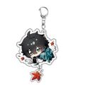 New Game Honkai Star Rail Keychain Dan Heng Bronya Rand Asta Herta Himeko Q Version Figure Acrylic Keyring Chaveio for Fans Gift. 