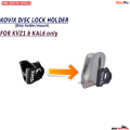 Kovix Disc Lock Bracket Safety Holder for KVCZ1, KAL6, KN1, KD6, KNL6 (1 Piece) Random Color. 