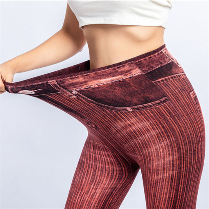 YGYEEG%20Sport%20Lady%20Women%20Denim%20Jeans%20Leggings%20Jeggings%20Streth%20Pants%20Blue%20Black%20Slim%20Stripe%20Printing%20Skinny%20Autumn%20Trousers%20-%20Image%206