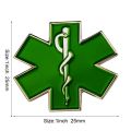 Colorful Star of Life Nursing Ambulance Lapel Pin Badge Pin EMT EMS Blue Enamel Pins Brooch Badges XY0573. 