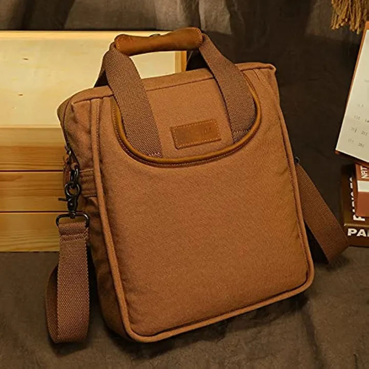 Mens%20Bag%20XINCADA%20Messenger%20Canvas%20Shoulder%20s%20Travel%20Man%20Purse%20Crossbody%20s%20for%20Work%20Business%20-%20Image%205