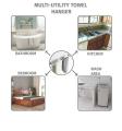Premium - Stainless Steel 22 Inch Towel Rod/Towel Rods for Bathroom/Towel Bars/Hangers/Stands/Towel Holders/Bathroom Accessories (Chrome Finish).