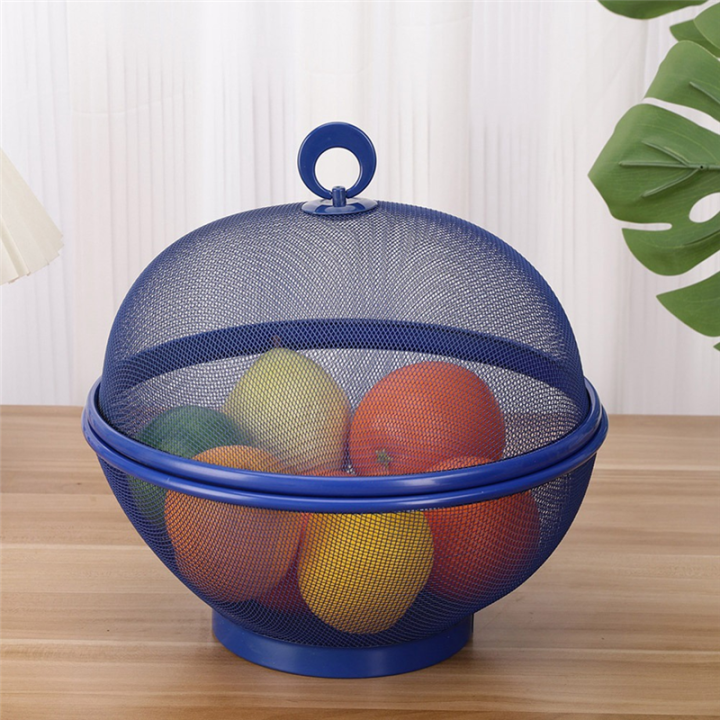 Kitchen%20Ware%20with%20Lid%20Fruit%20Plate%20Vegetable%20Washing%20and%20Draining%20Basket%20Fruit%20and%20Vegetable%20Basket%20Cover%20Red%20Easy%20to%20Use%2027%20X%2027%20X%2013cm%20-%20Image%203