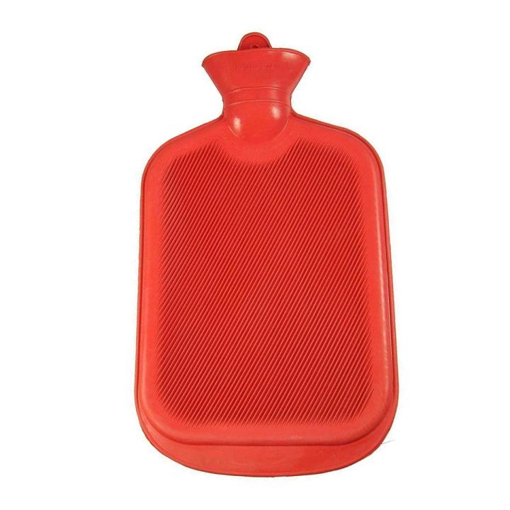 Manual Hot Water Bag Rubber Pain Remover Warm Bottle With Fabric Cover 2000 ML - 1 Pcs