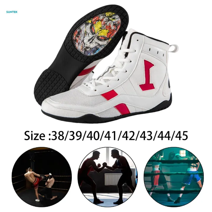 Wrestling%20Shoes%20Fitness%20Sneakers%20Training%20Accessories%20Boxing%20Shoes%20Footwear%20for%20Sparring%20Length%2024cm%20-%20Image%205