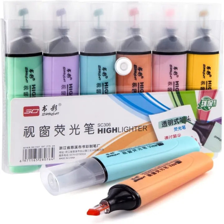 Mondate%20Pastel%20Colour%20Hilighter%20Marker%206%20pcs%20Set%20-%20Image%202